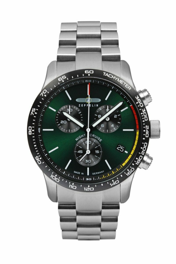 Zeppelin Herrenuhr  Night Cruise  inkl. Lederband 7288M4
