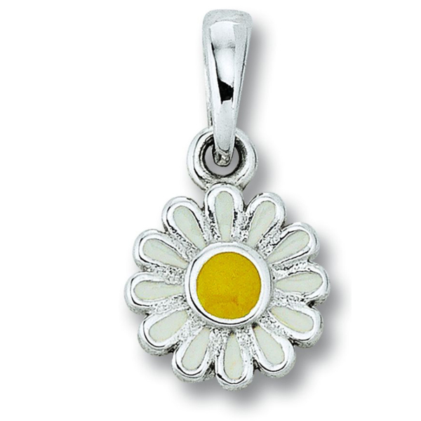 Blume Anhänger aus 925 Silber