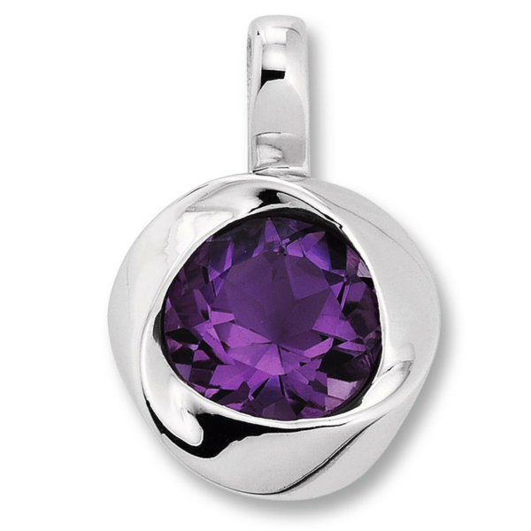 Amethyst Anhänger aus 925 Silber