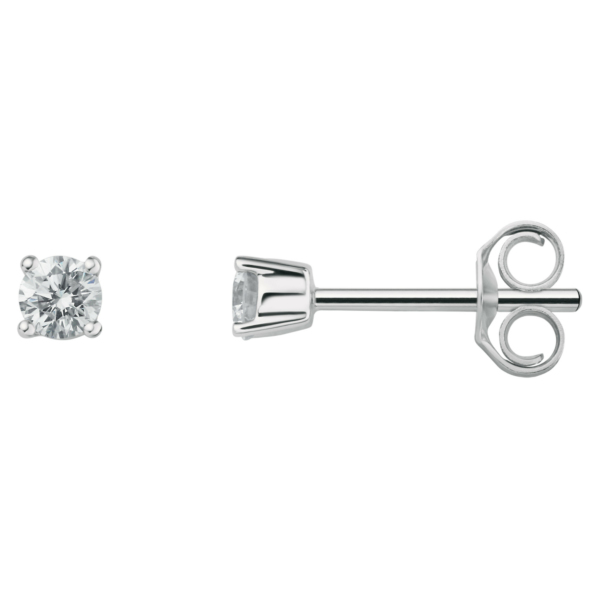 0.20 ct  Diamant Brillant Ohrringe   Ohrstecker aus 585 Weißgold