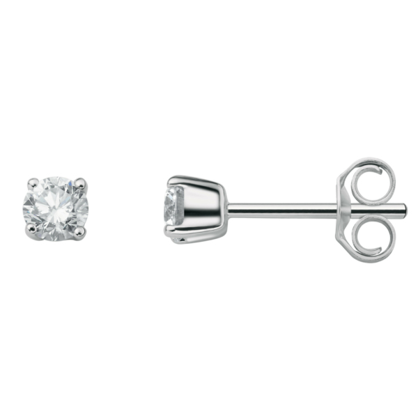 0.30 ct  Diamant Brillant Ohrringe   Ohrstecker aus 585 Weißgold