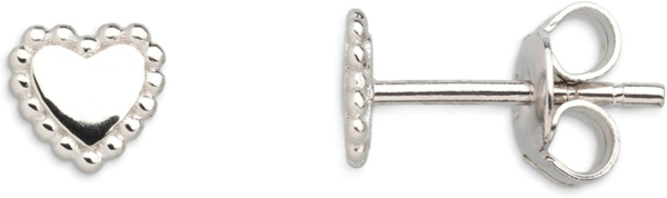 Xenox Damen Ohrstecker Herzen Silber XS3535