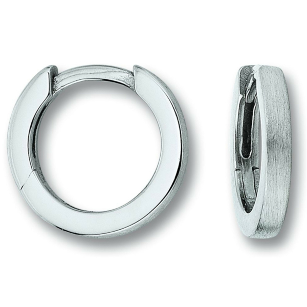 Ohrringe   Creolen aus 925 Silber Ø 11,5 x 1,8 mm