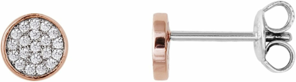 Xenox Damen Ohrstecker mit Zirkonia Rosegold XS3739R