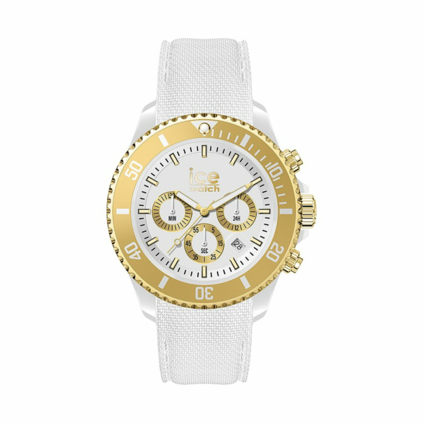 Ice Watch Damenuhr Analoguhr mit Silikonband Weiß 021595