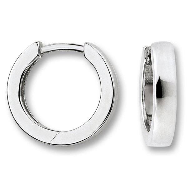 Ohrringe   Creolen aus 925 Silber Ø 13,5 x 2,9 mm