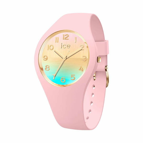 Ice Watch Damenuhr Analoguhr mit Kunststoffarmband Rosa 021362