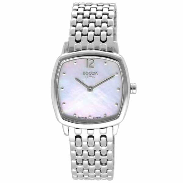 Boccia Damen-Armbanduhr Silber 3353-01