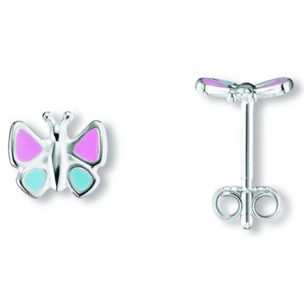 Schmetterling Ohrringe   Ohrstecker aus 925 Silber