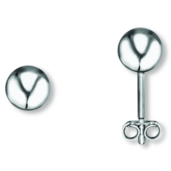 Kugel Ohrringe   Ohrstecker aus 925 Silber