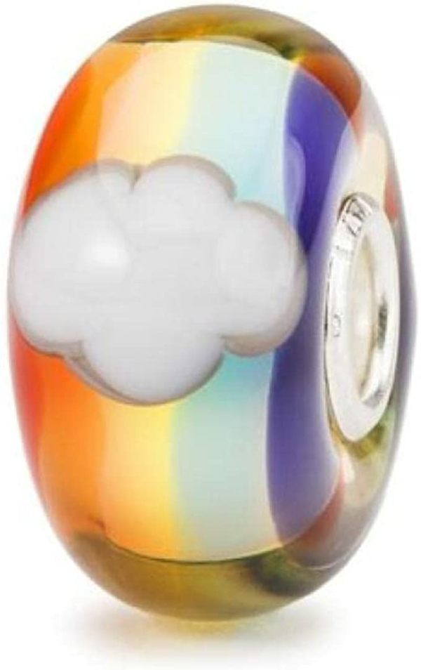 Trollbeads Unisex Bead Lichtblick Regenbogen Anhänger Glasbead Bunt TGLBE-20138