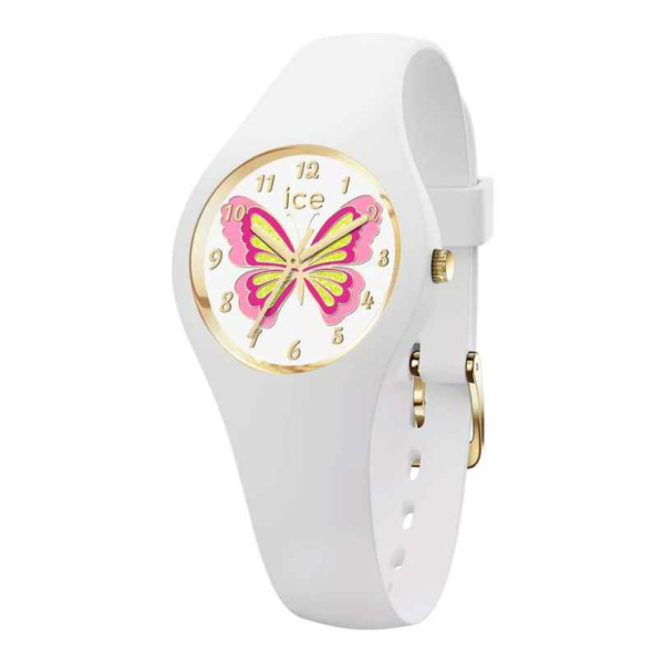 Ice Watch Damenuhr Analoguhr mit Kunststoffband Weiß 021951