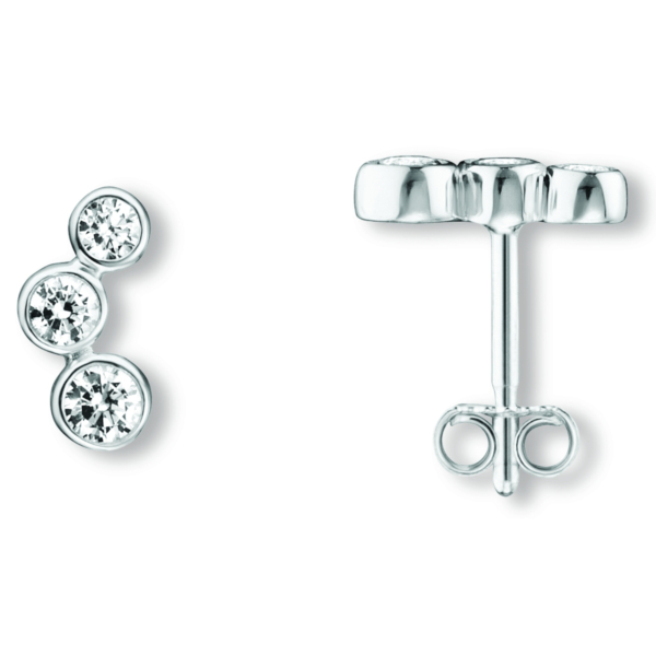 Zirkonia Ohrringe   Ohrstecker aus 925 Silber