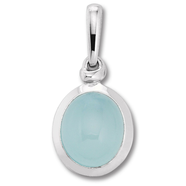 Chalcedon Anhänger aus 925 Silber