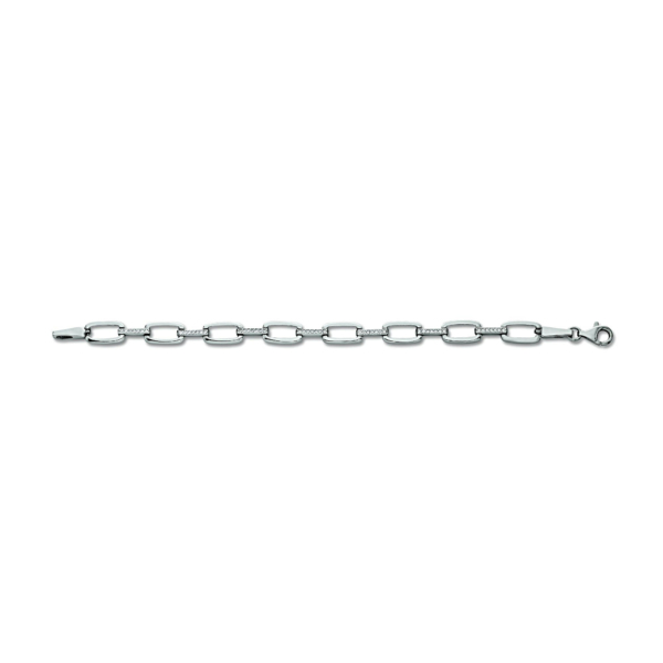 Zirkonia Armband aus 925 Silber   19 cm