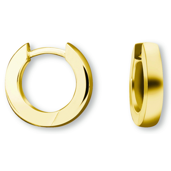 Ohrringe   Creolen aus 333 Gelbgold Ø 12,0 x 2,0 mm